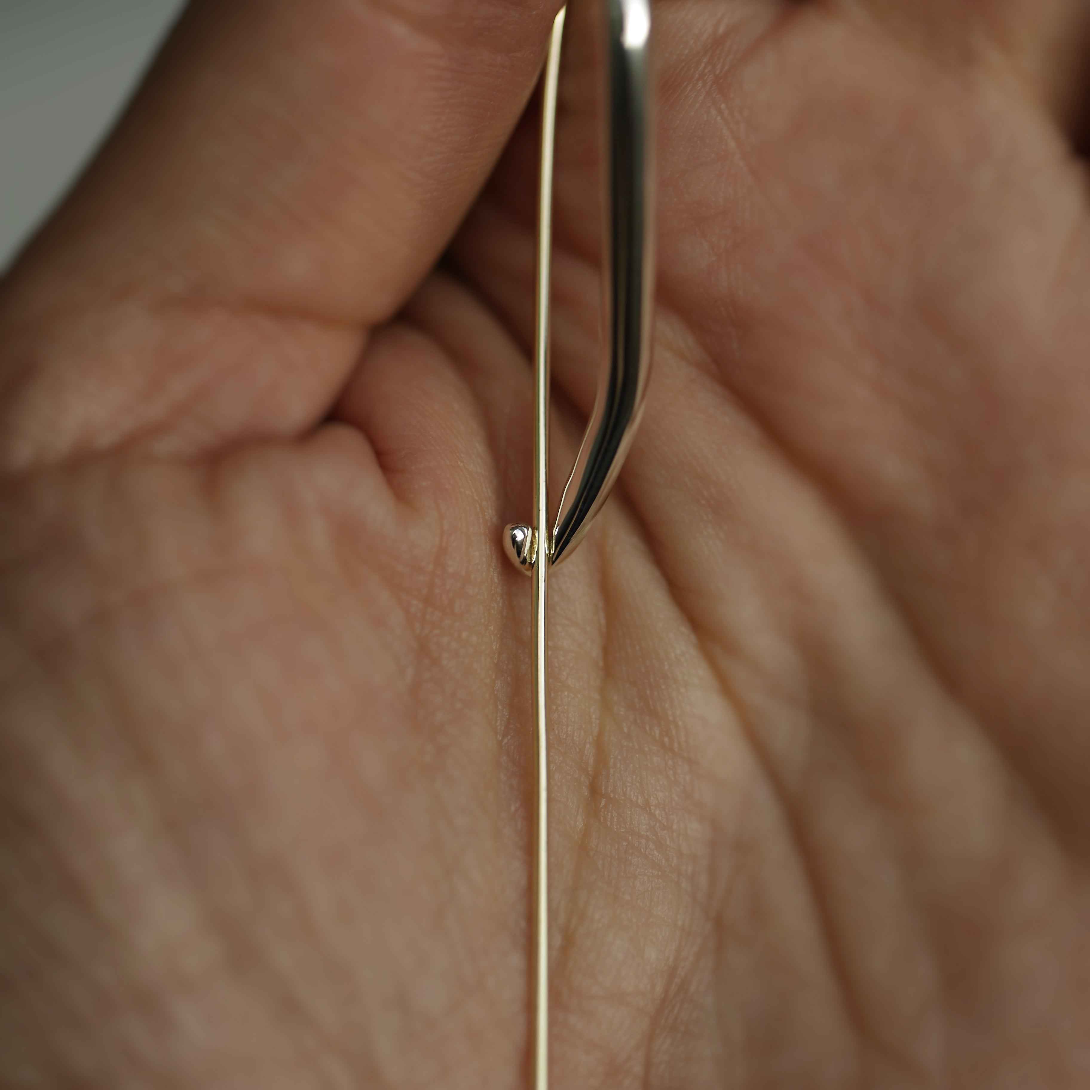 LARGE SAFETY PIN EARRING - MIRTA jewelry