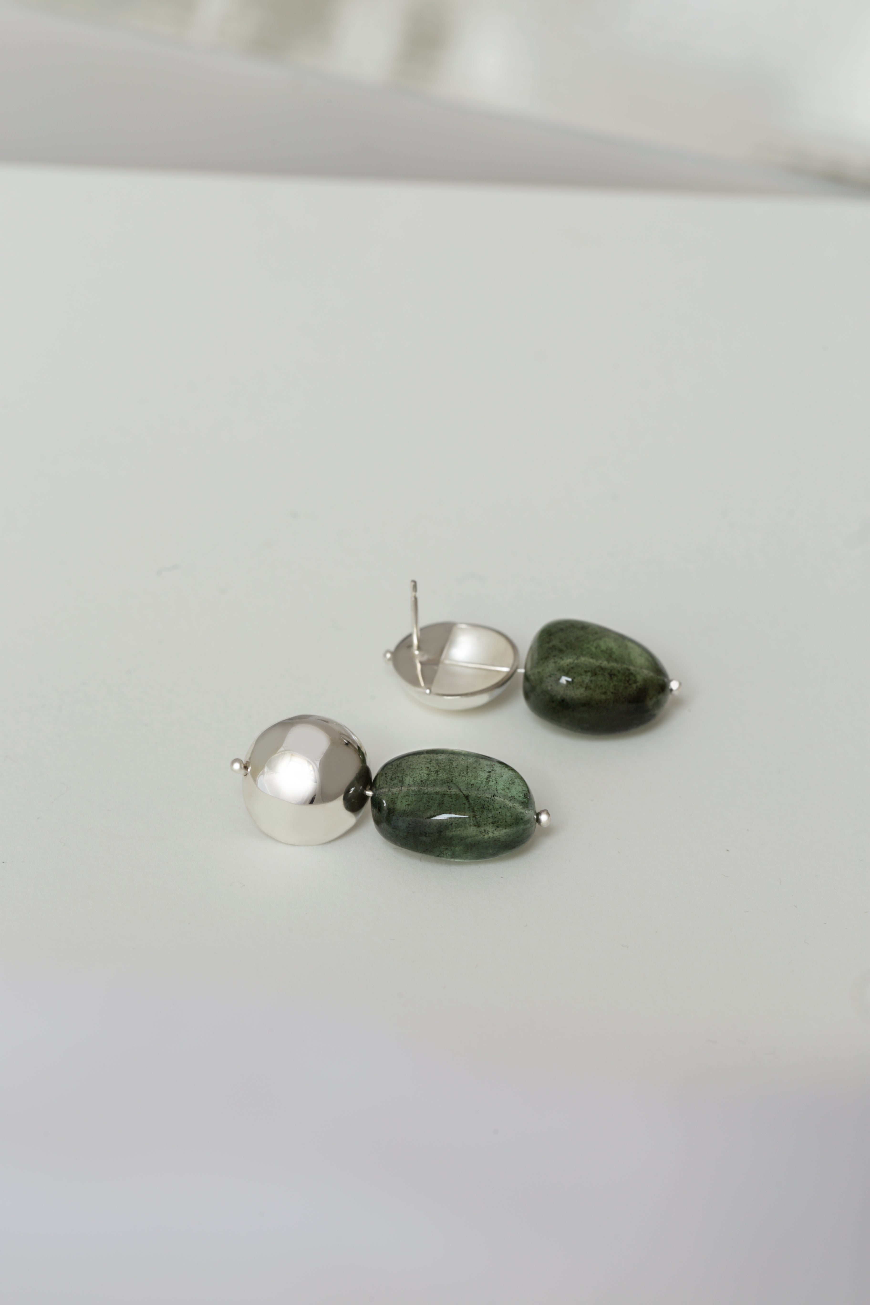 MOSS AQUAMARINE DROP EARRING - MIRTA jewelry