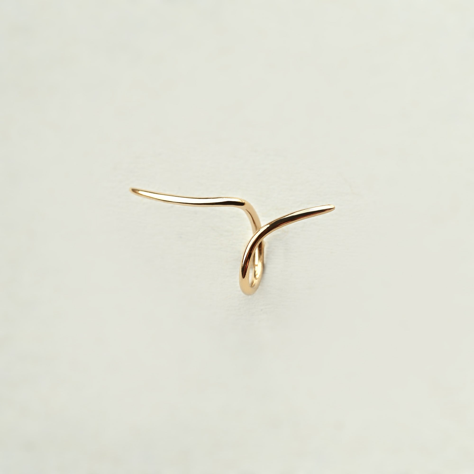 VINE LONG HUG EARRING - MIRTA jewelry