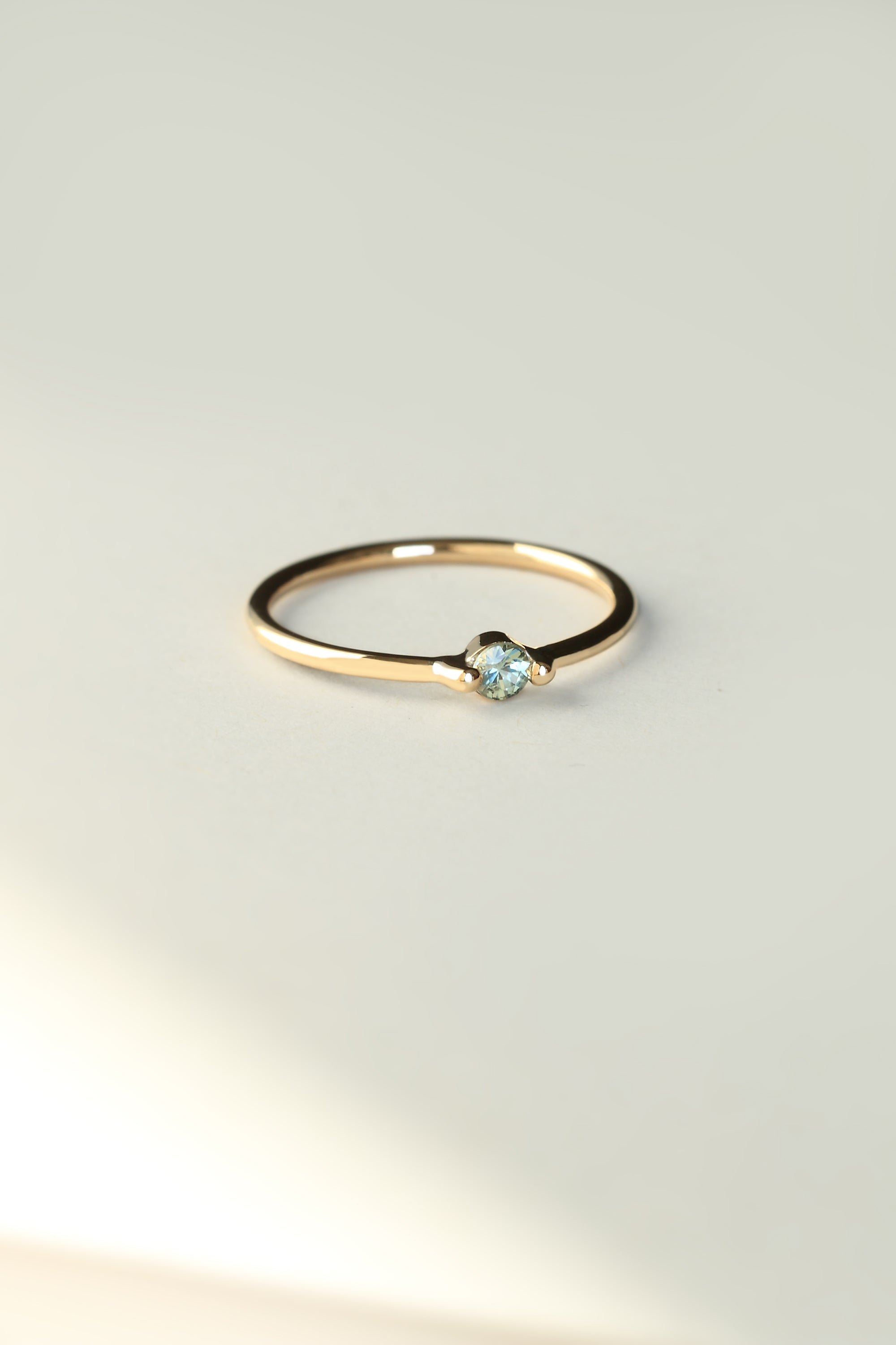 GREEN SAPPHIRE RING - MIRTA jewelry