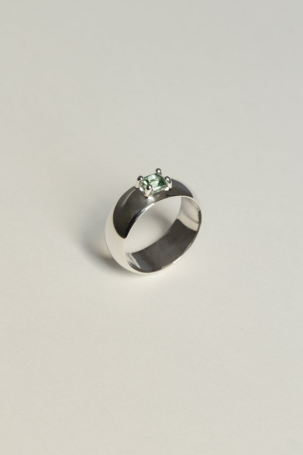 WIDE TOURMALINE RING - MIRTA jewelry