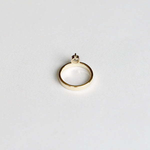 GREY DIAMOND RING - MIRTA jewelry
