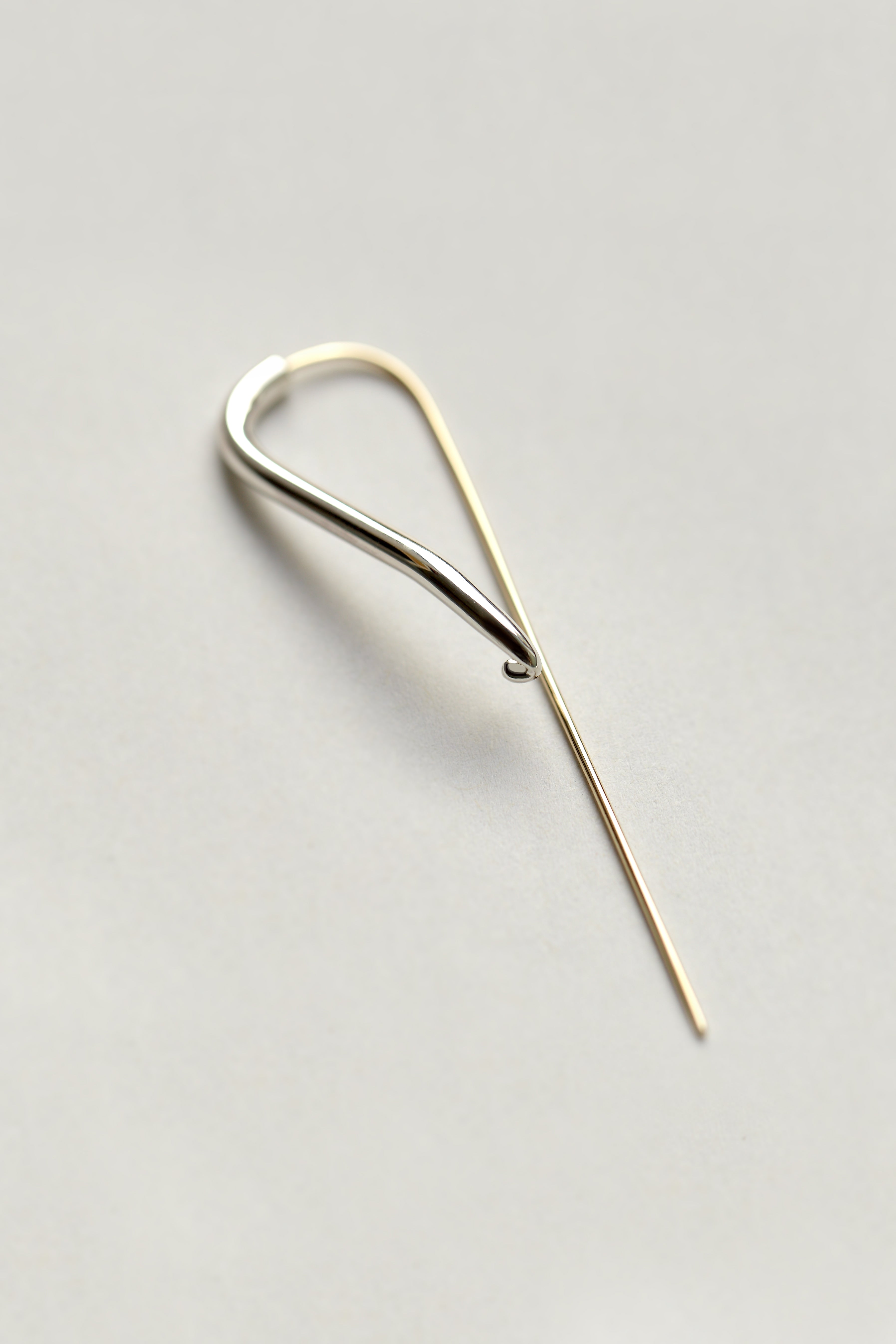 LARGE SAFETY PIN EARRING - MIRTA jewelry