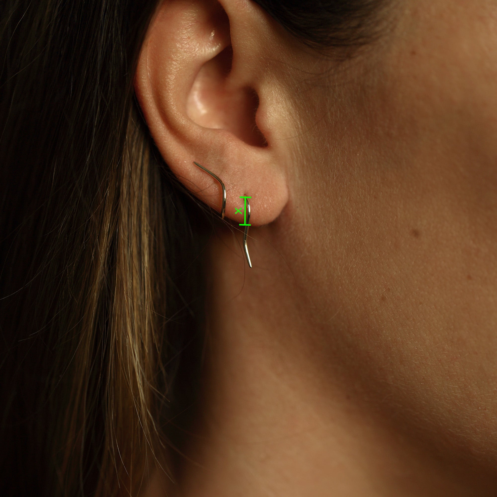 VINE SWIRL EARRING - MIRTA jewelry