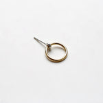 GOLD SMALL KINETIC HOOP EARRING