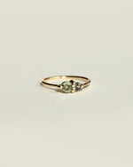 PAIRED SAPPHIRE AND TOURMALINE RING