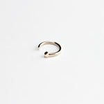 ESSENTIAL DOT GOLD HOOP EARRING