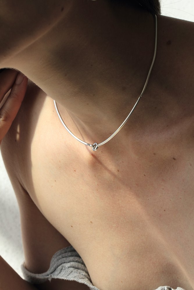 HOOK & EYE NECKLACE - MIRTA jewelry