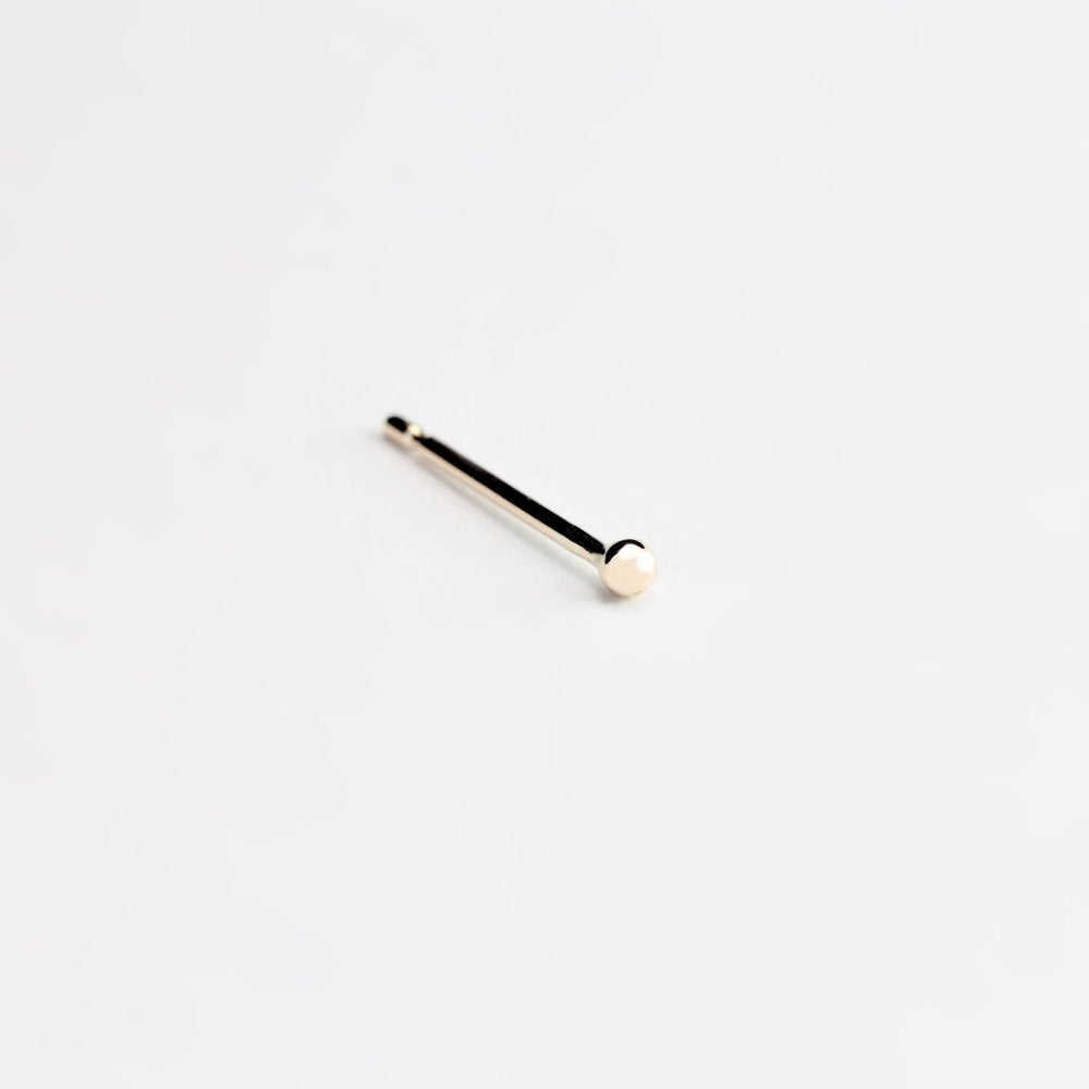 ESSENTIAL DOT GOLD STUD EARRING - MIRTA jewelry