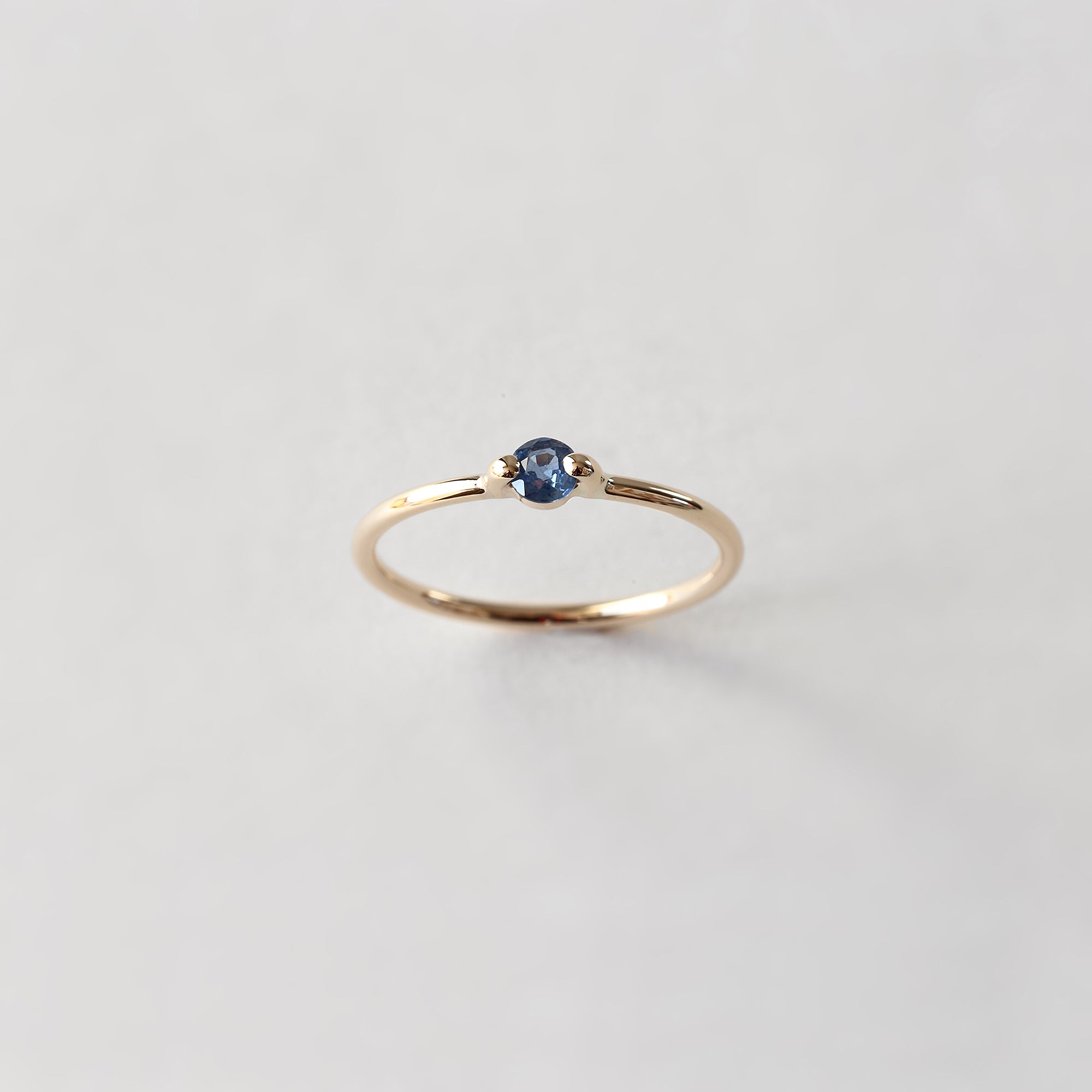 SAPPHIRE SOLITAIRE RING - MIRTA jewelry