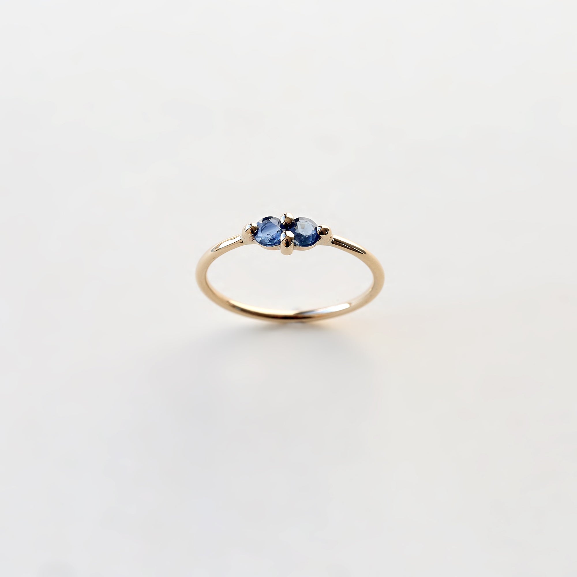 PAIRED SAPPHIRE RING - MIRTA jewelry
