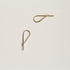 SMALL SAFETY PIN GOLD EARRING - MIRTA jewelry