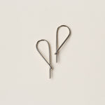 MEDIUM SAFETY PIN SILVER EARRING