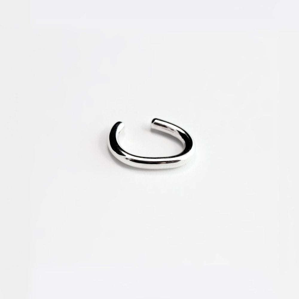 ESSENTAL SILVER EAR CUFF - MIRTA jewelry