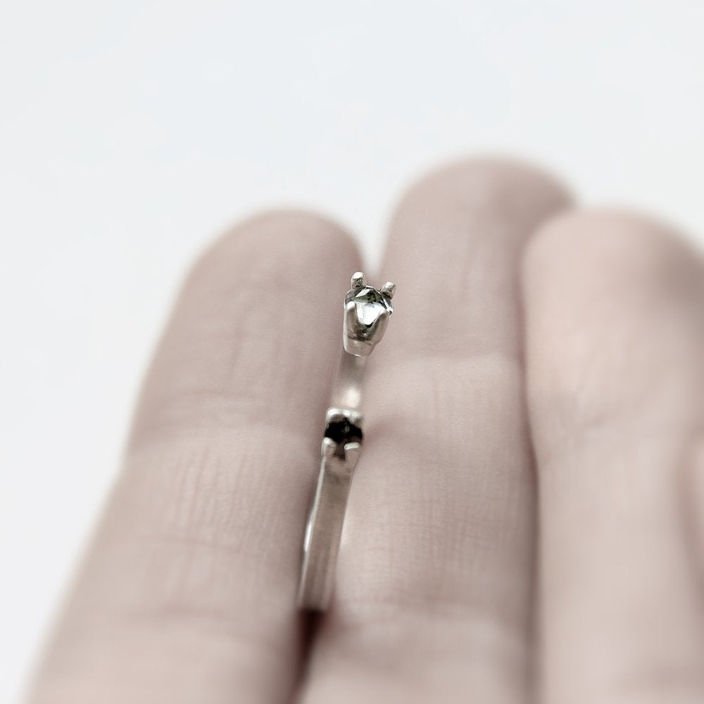 TWO SILVER RING - MIRTA jewelry