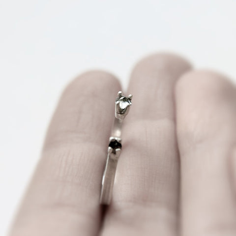 TWO SILVER RING