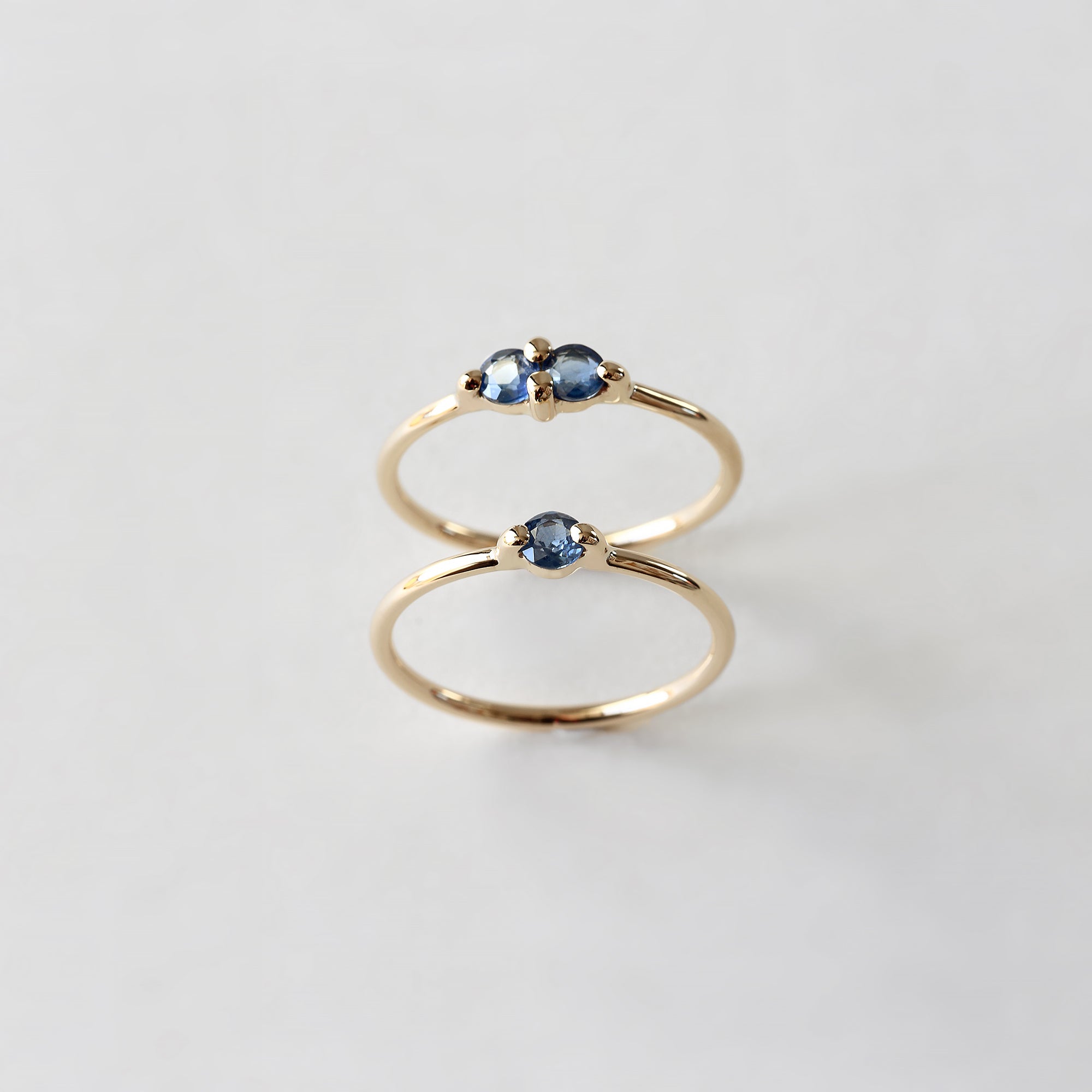 SAPPHIRE SOLITAIRE RING - MIRTA jewelry