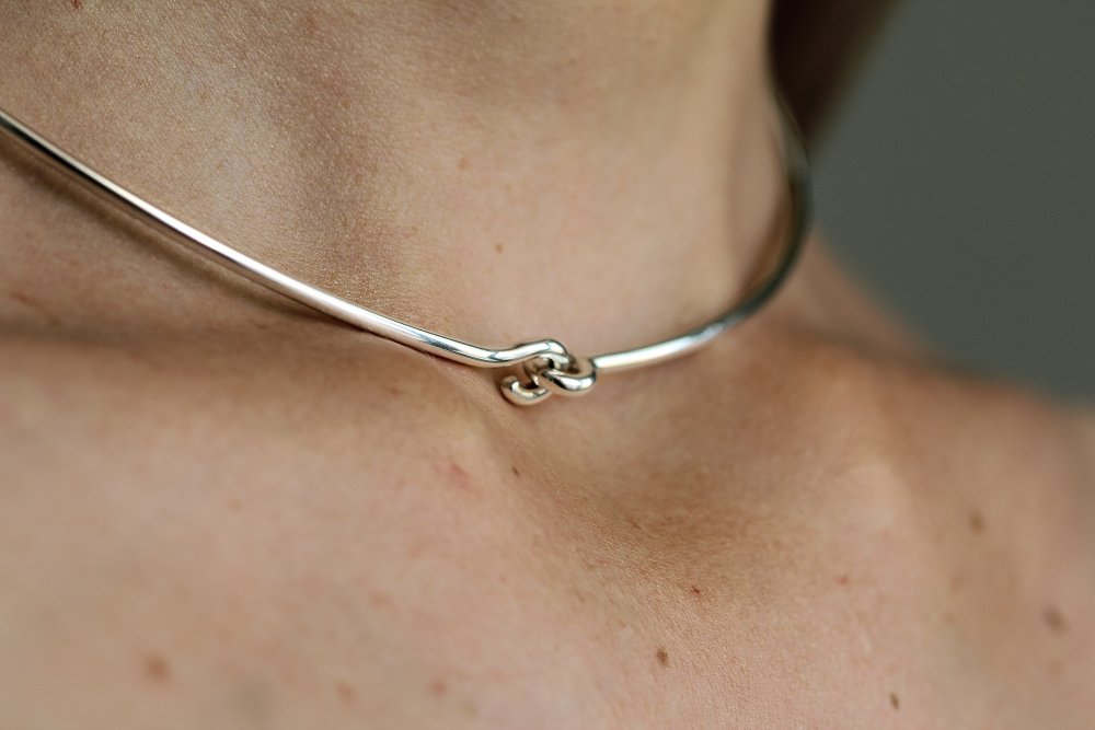 HOOK & EYE NECKLACE - MIRTA jewelry