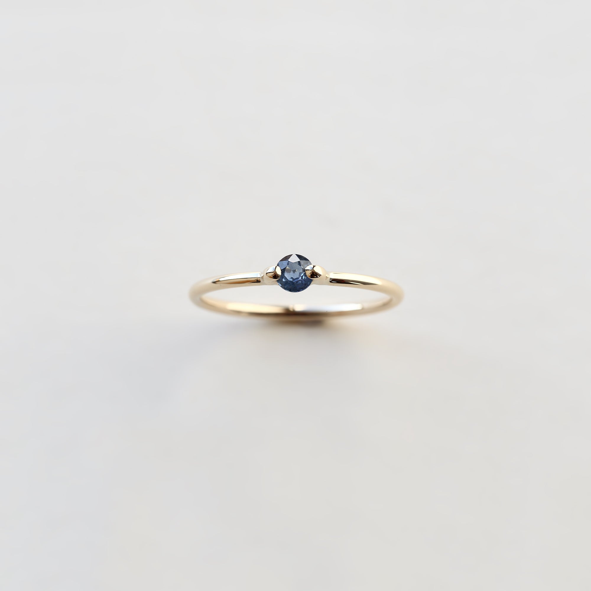 SAPPHIRE SOLITAIRE RING - MIRTA jewelry