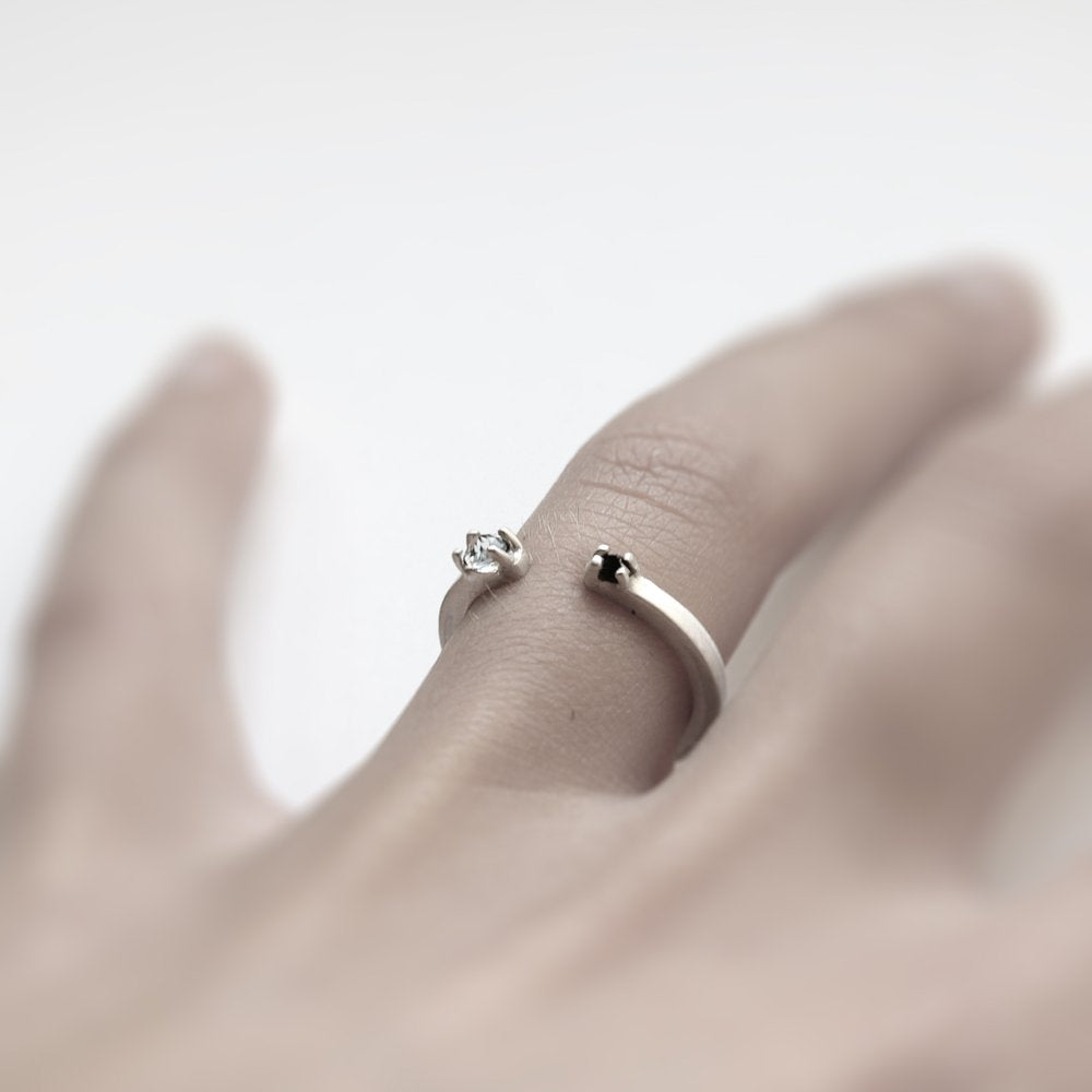 TWO SILVER RING - MIRTA jewelry