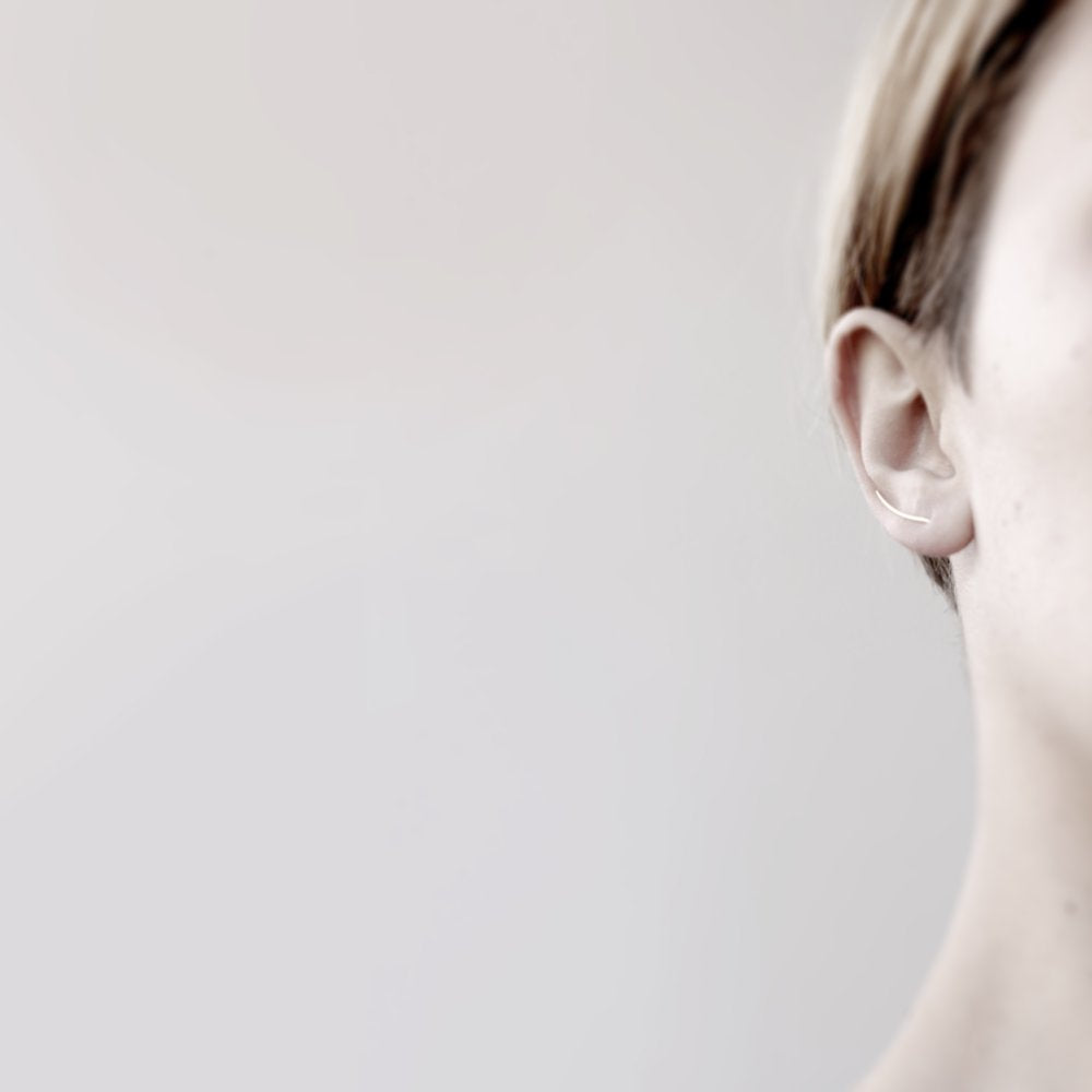 GOLD LINE 03 EARRING - MIRTA jewelry