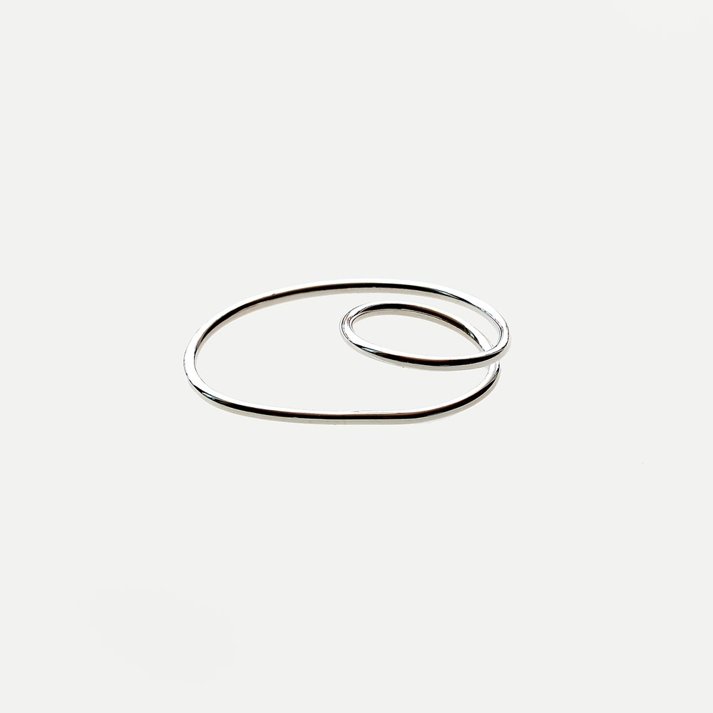 ORBIT DOUBLE FINGER RING - MIRTA jewelry