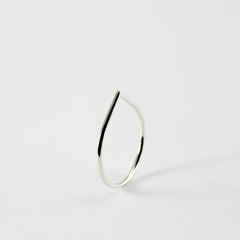 SILVER THORN RING