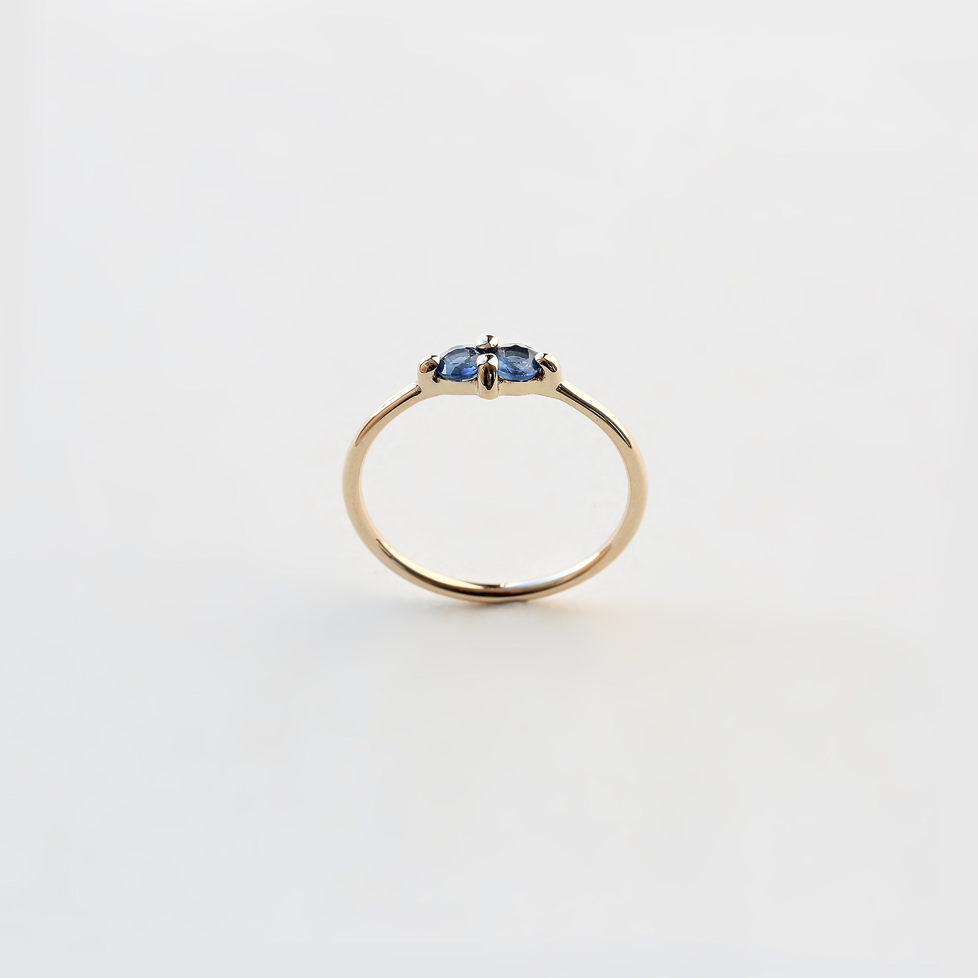 PAIRED SAPPHIRE RING - MIRTA jewelry