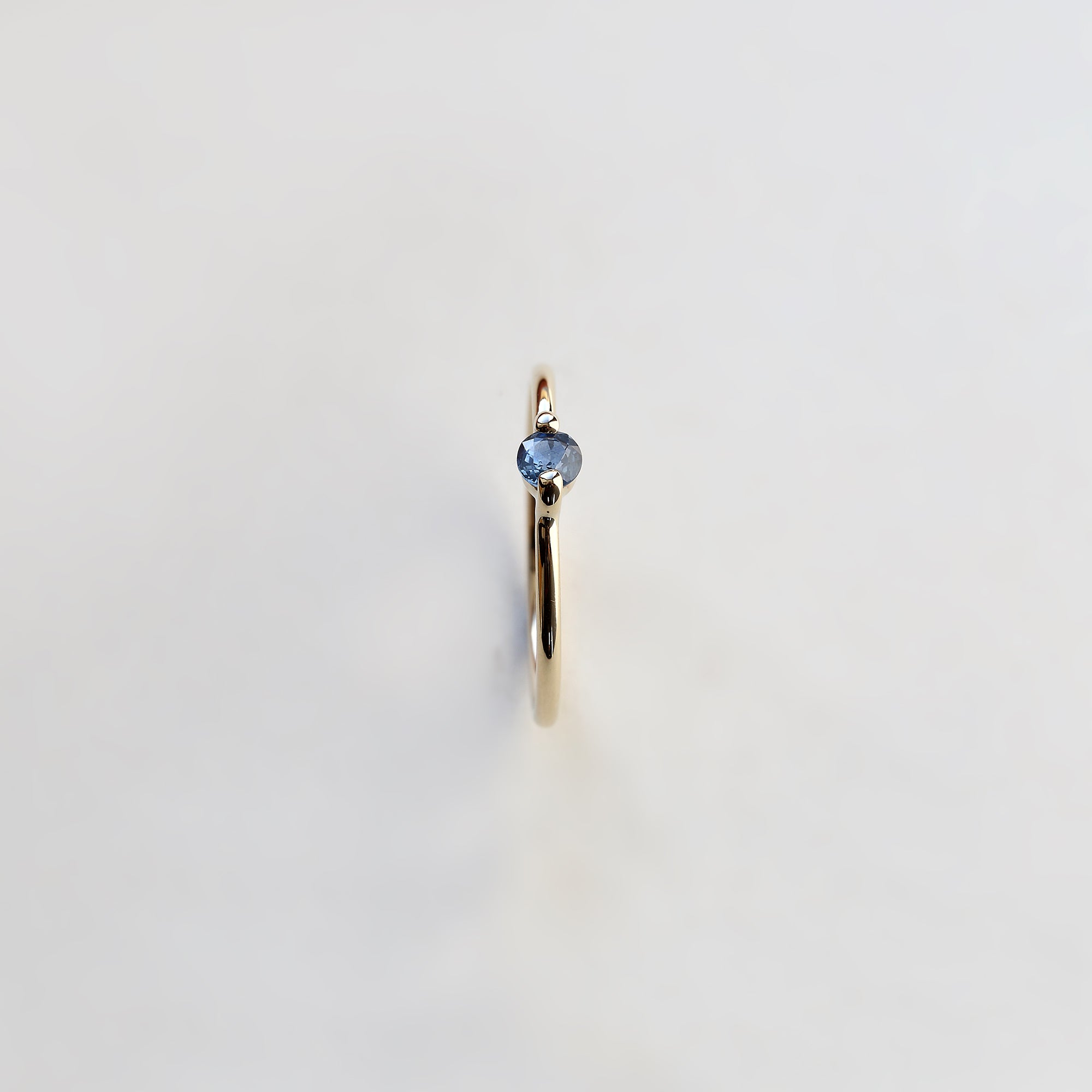 SAPPHIRE SOLITAIRE RING - MIRTA jewelry