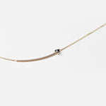 REVERSE DOUBLE BLACK DIAMOND NECKLACE