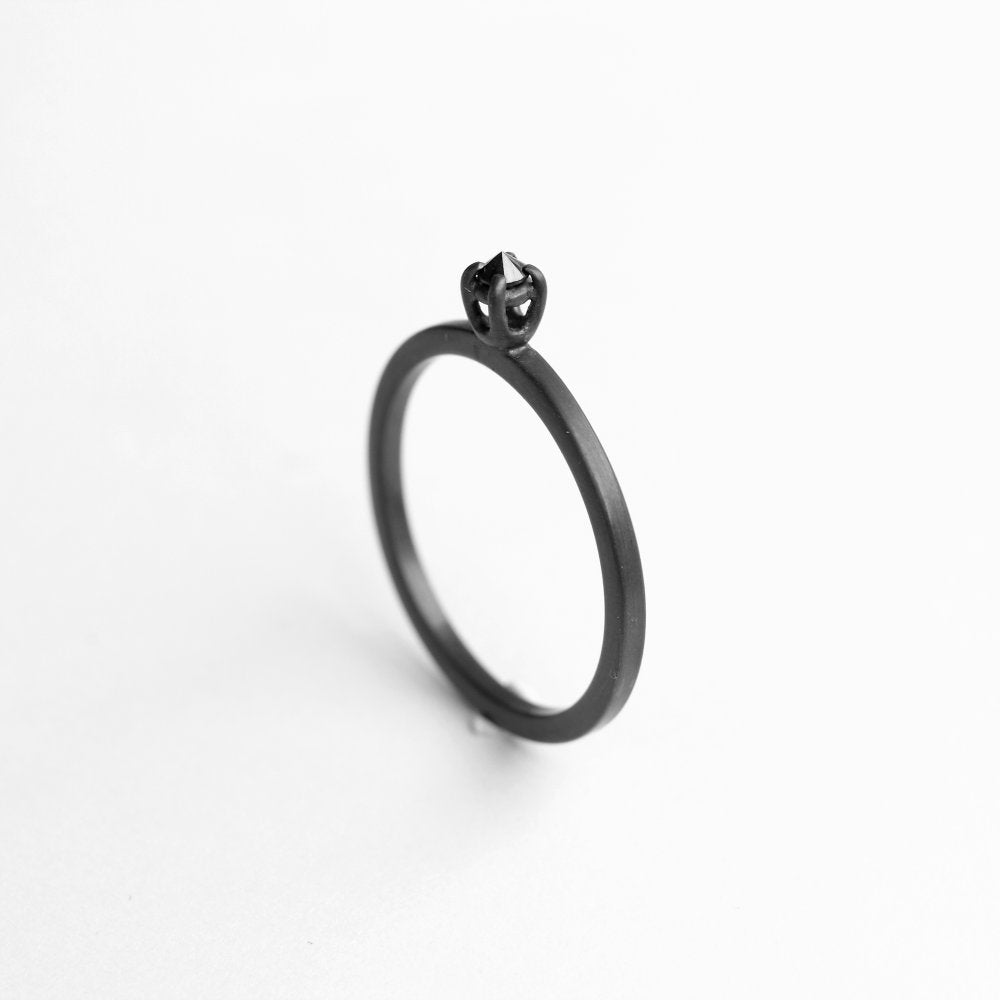 DIAMOND THORN RING - MIRTA jewelry