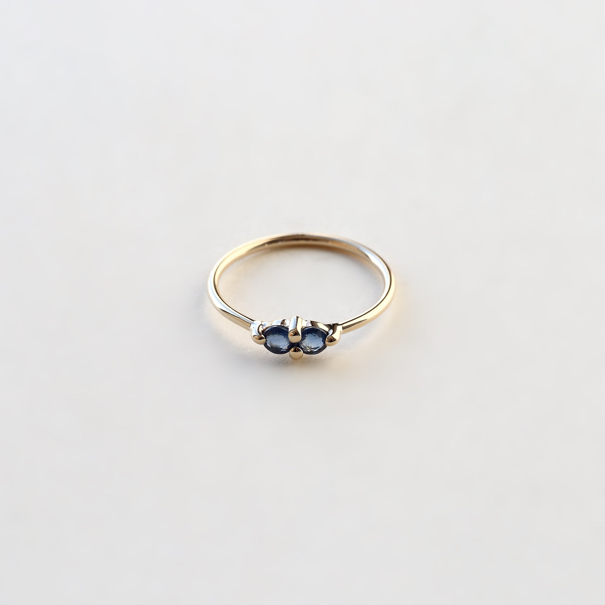 PAIRED SAPPHIRE RING - MIRTA jewelry