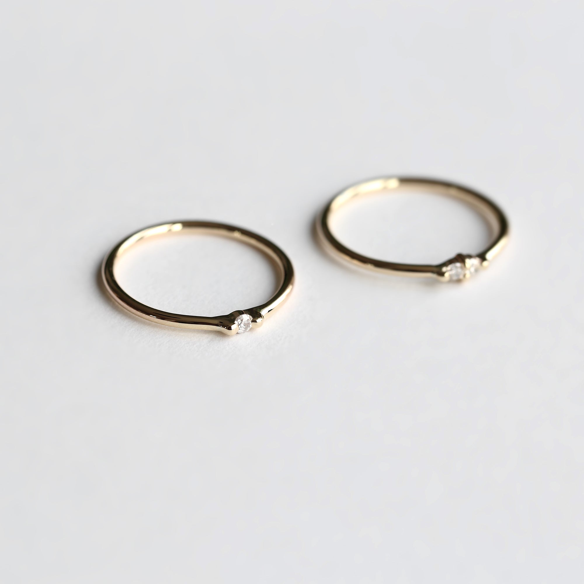 DIAMOND SOLITAIRE RING - MIRTA jewelry
