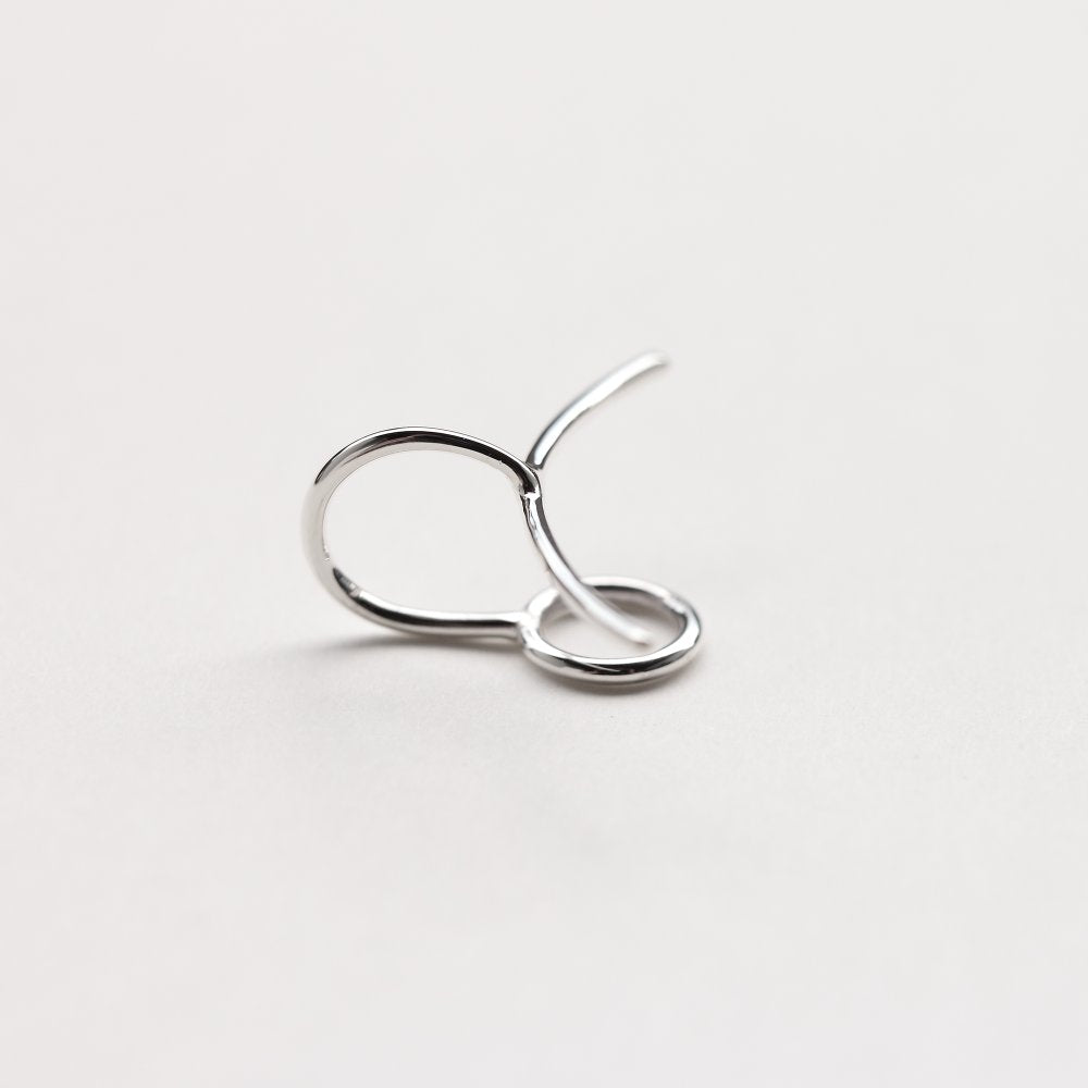 CIRCLE & LINE EAR CUFF - MIRTA jewelry