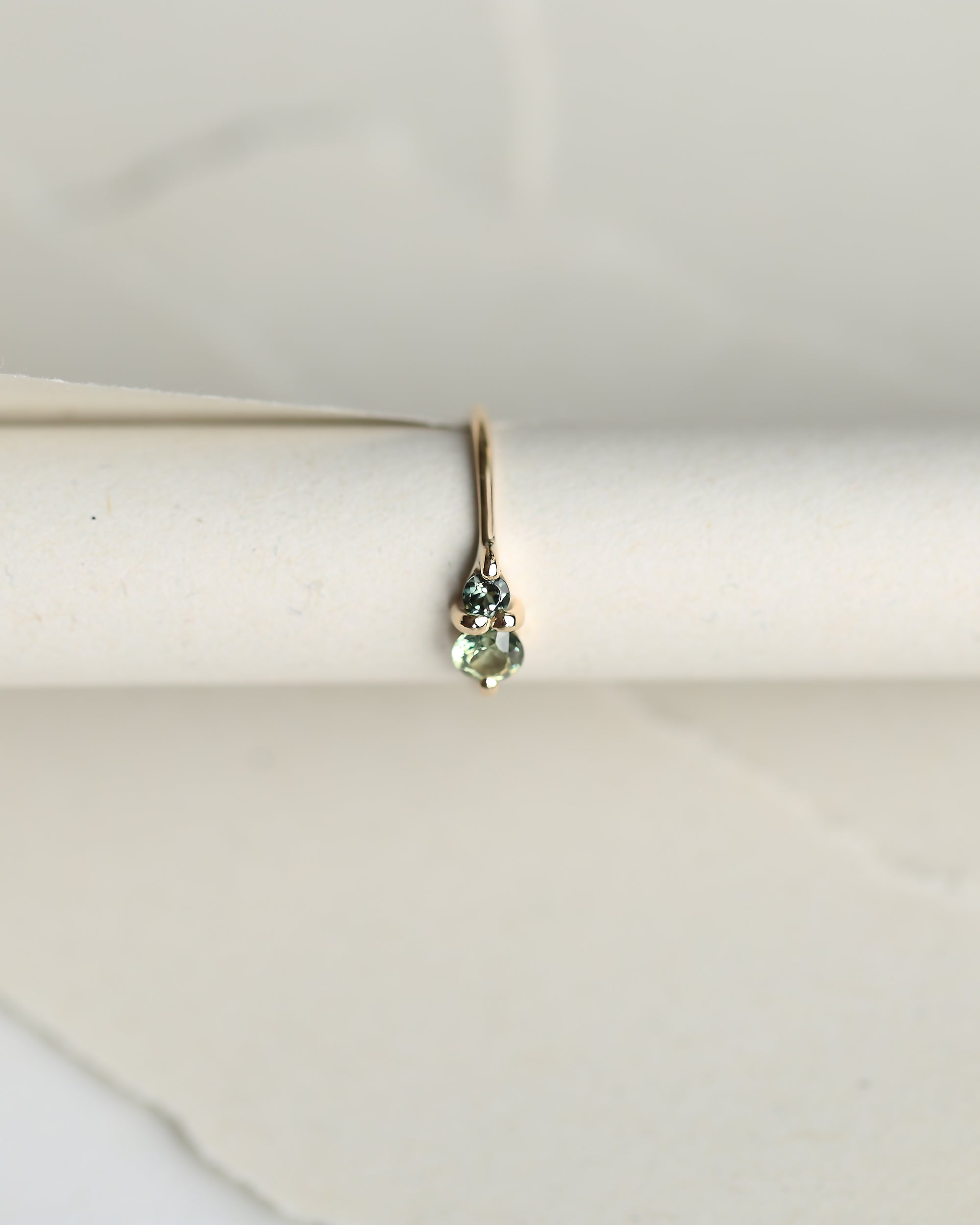 PAIRED SAPPHIRE AND TOURMALINE RING - MIRTA jewelry