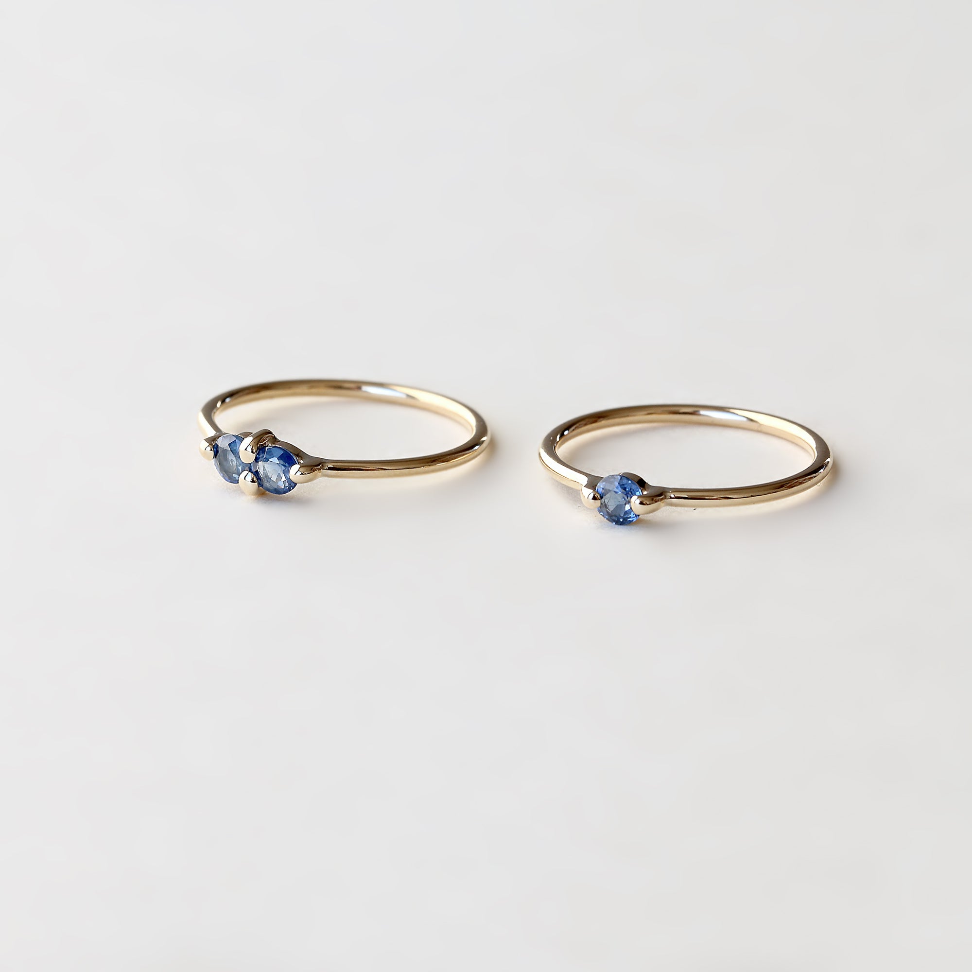PAIRED SAPPHIRE RING - MIRTA jewelry