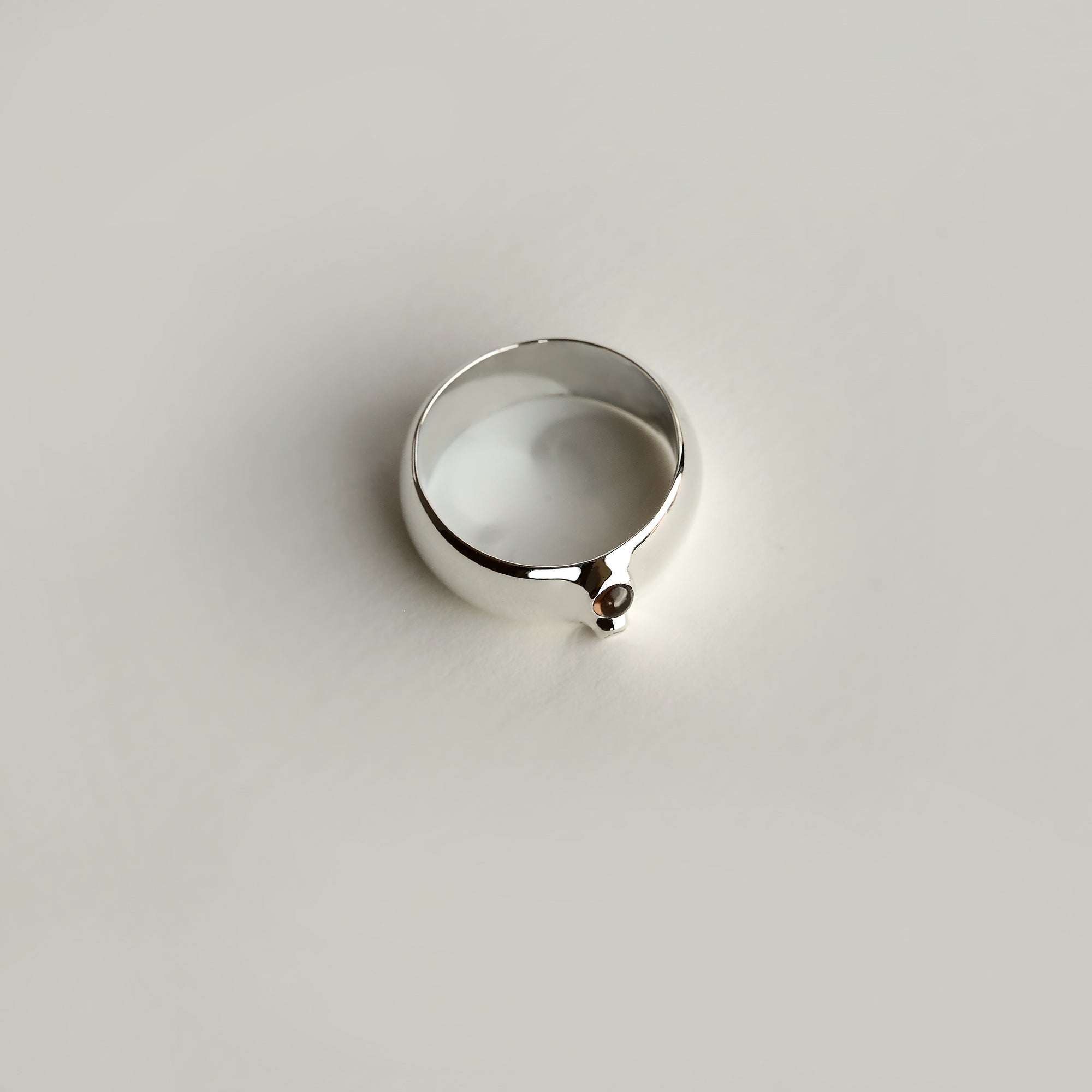 SMOKY QUARTZ AND DIAMOND RING - MIRTA jewelry