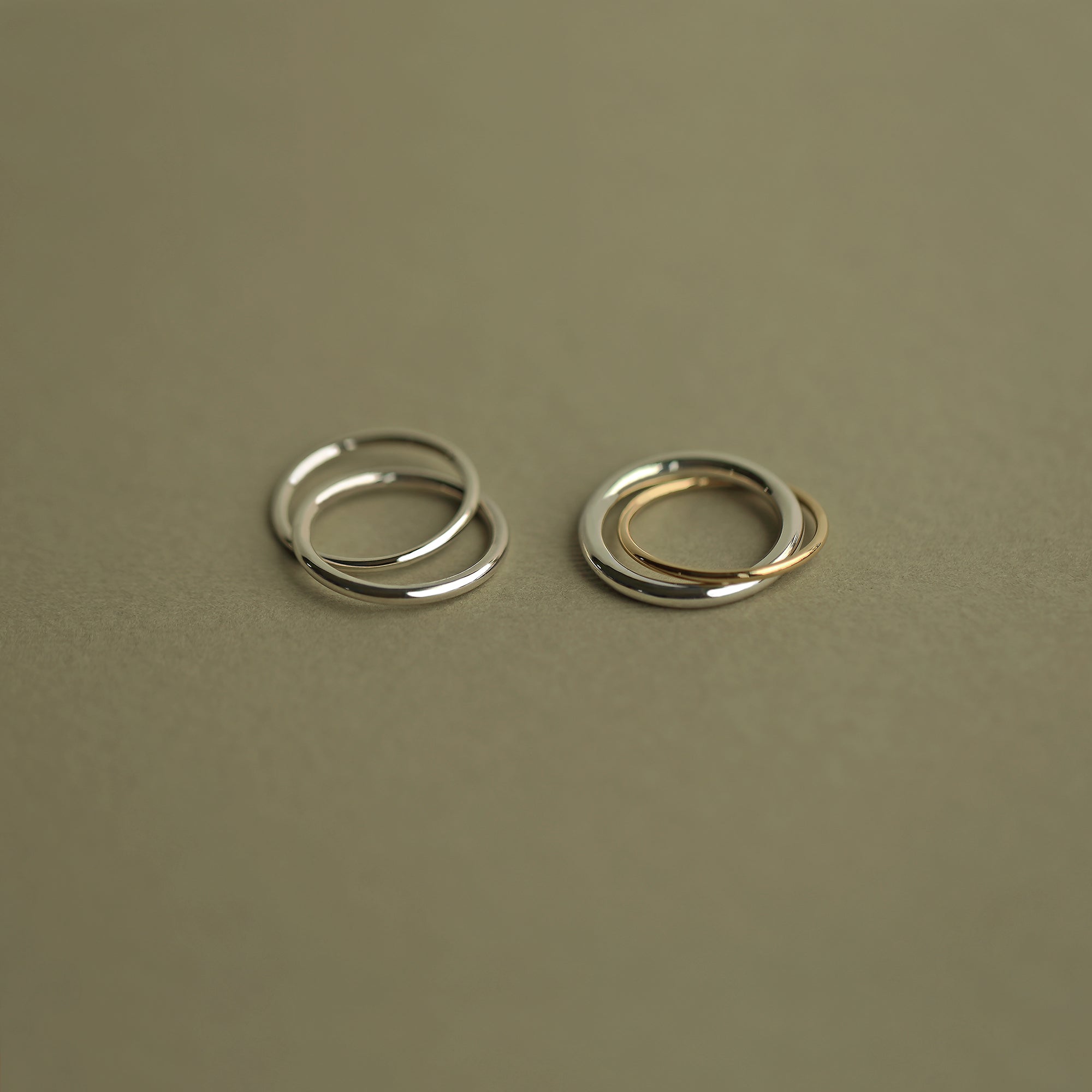 SILVER LOVERS RING - MIRTA jewelry
