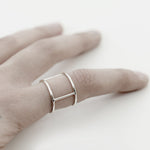 SILVER PERSONAL ARMOR 02 RING
