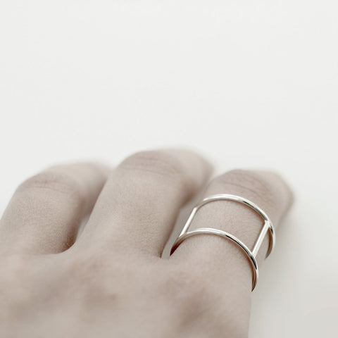SILVER PERSONAL ARMOR 02 RING