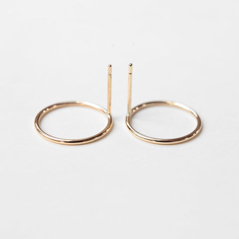 GOLD CIRCLES EARRINGS