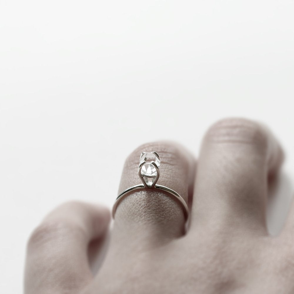 SILVER EYE RING - MIRTA jewelry