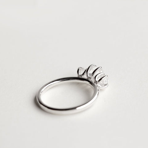 SILVER THREE RING