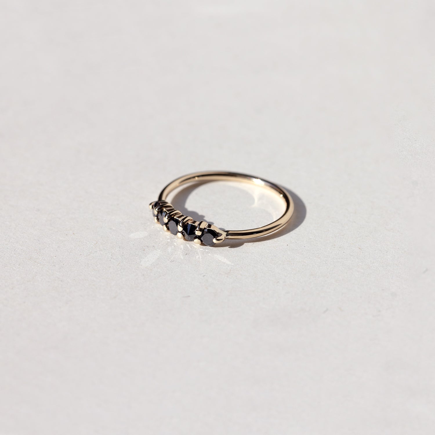 DIAMOND ROW RING - MIRTA jewelry
