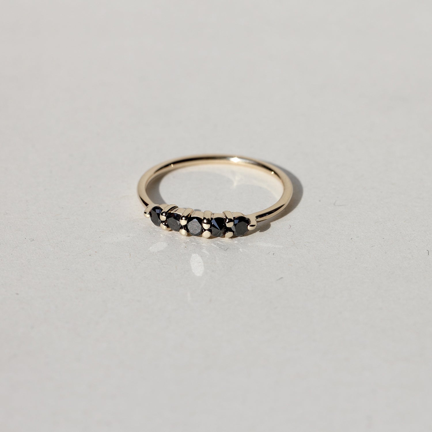 DIAMOND ROW RING - MIRTA jewelry