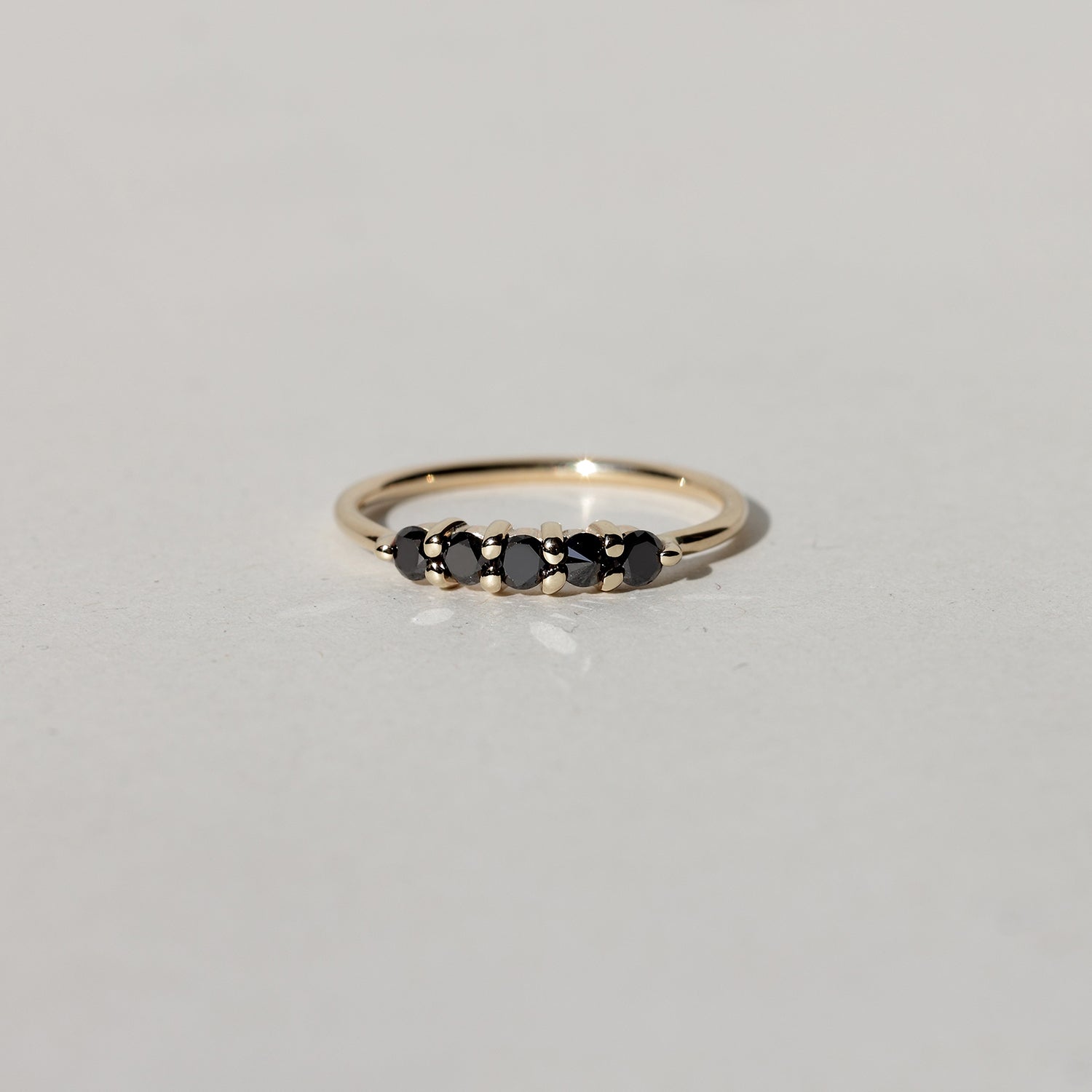DIAMOND ROW RING - MIRTA jewelry