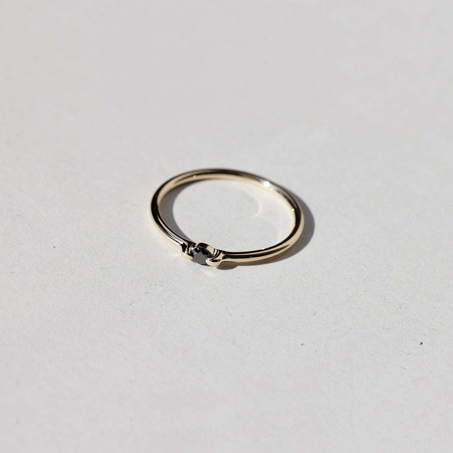 BLACK DIAMOND RING - MIRTA jewelry