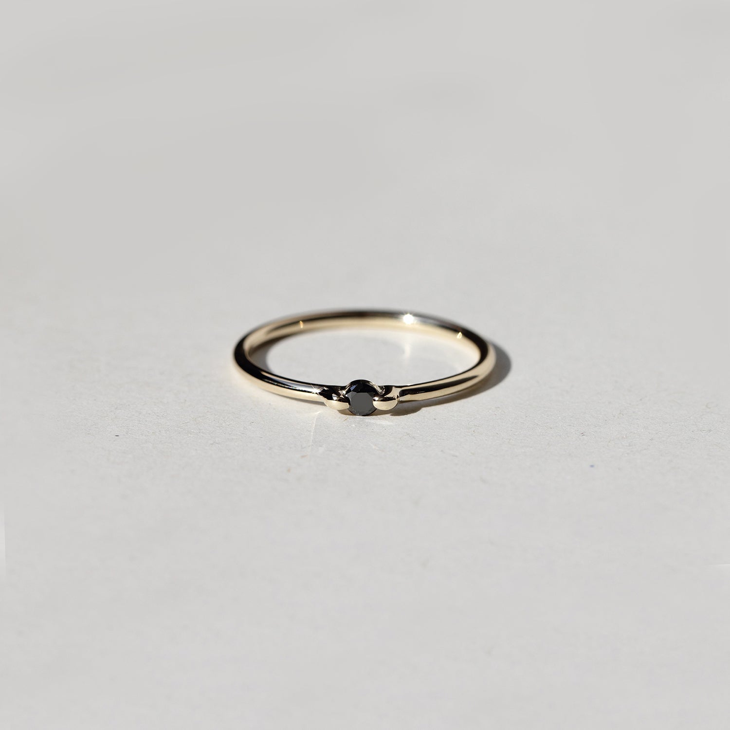 BLACK DIAMOND RING - MIRTA jewelry