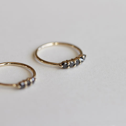 DIAMOND ROW RING