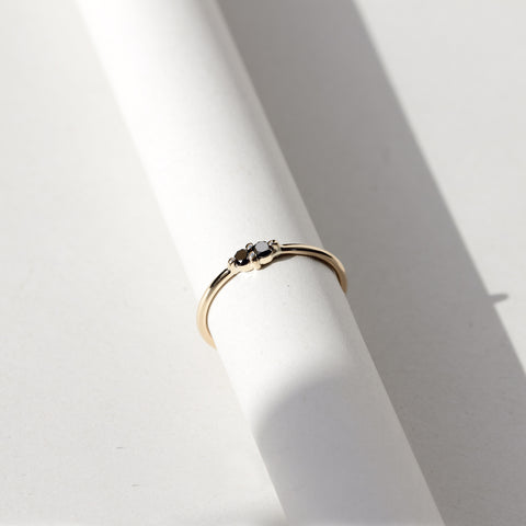 PAIRED DIAMOND RING